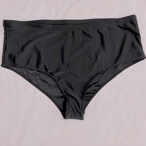 NWOT.Beachwear swimsuits black bikini bottom size 2X